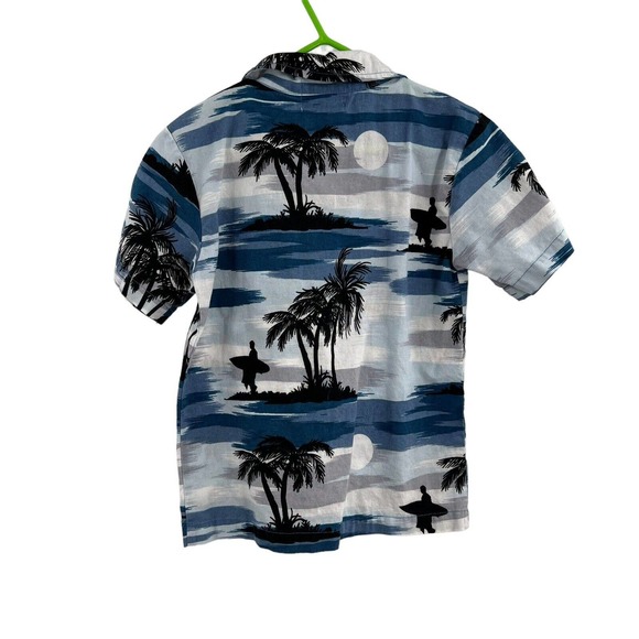 Hawaiian Short Sleeve Button Front Shirt 2/3 - Picture 2 of 3